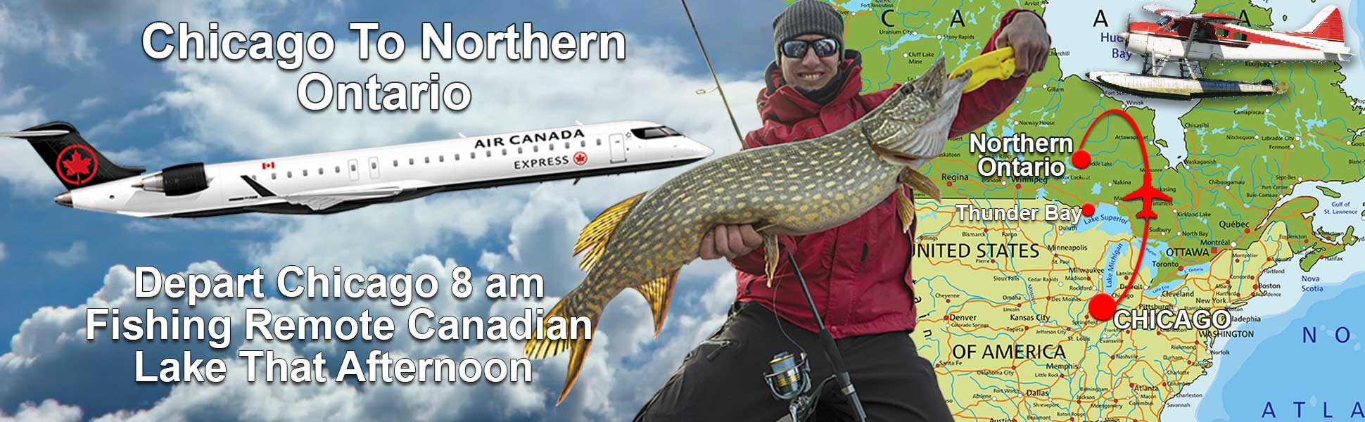 Fly From Chicago Canadian fishing